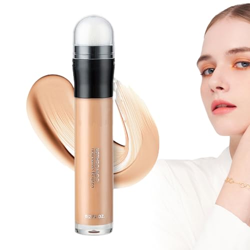 Concealer-Stick für Augenringe,Concealer zur Korrektur von Augenringen | Augenringe-Korrektor, Eye Brighten Concealer, hochpigmentierter, leichter Concealer mit Schwammkopf für Frauen Heshi von Heshi