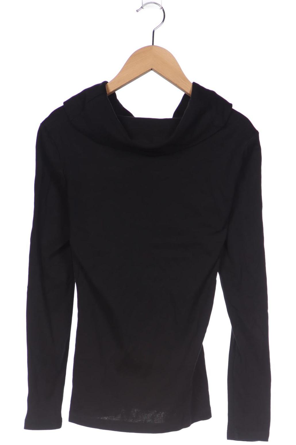 hessnatur Damen Langarmshirt, schwarz von hessnatur