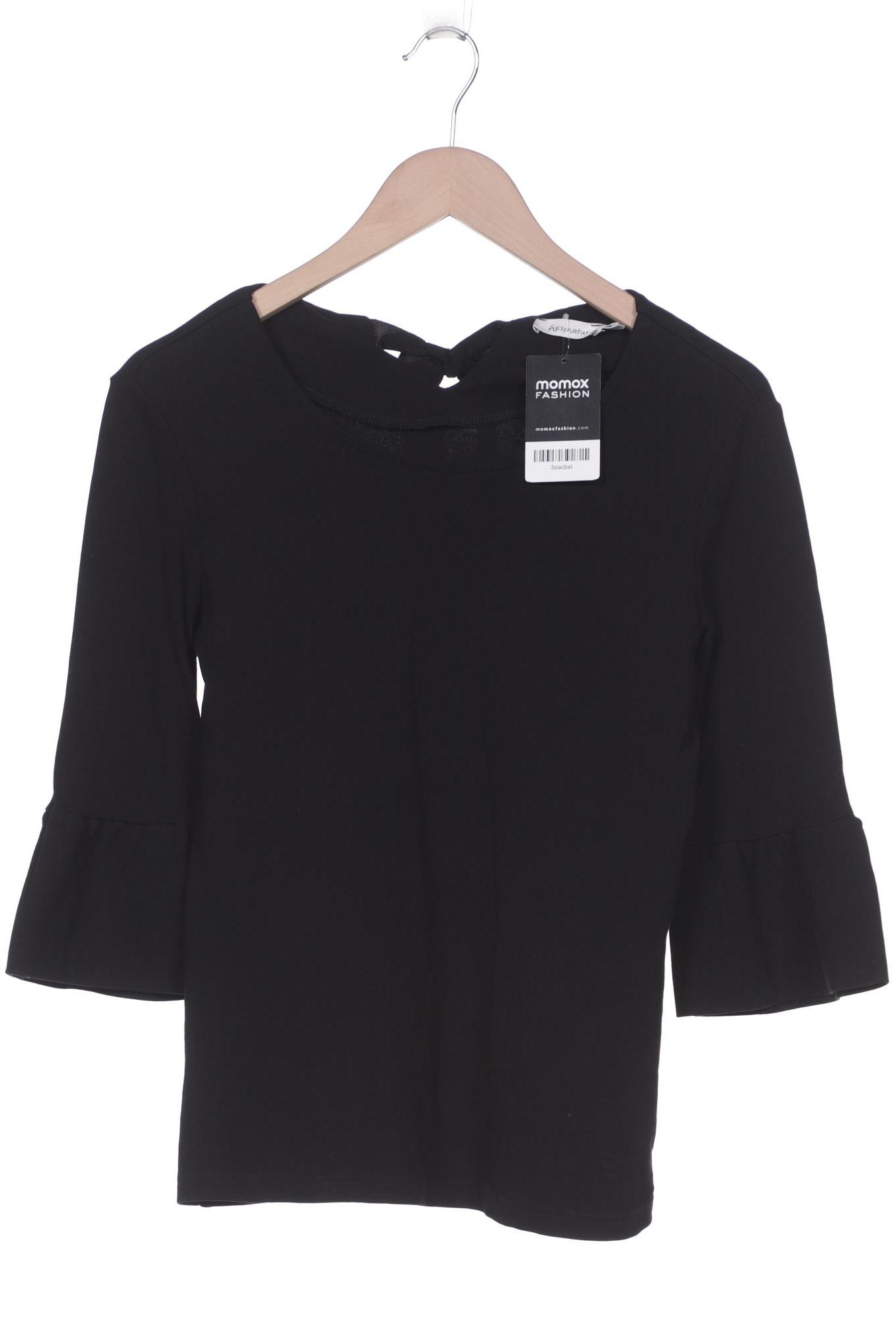 hessnatur Damen Langarmshirt, schwarz von hessnatur