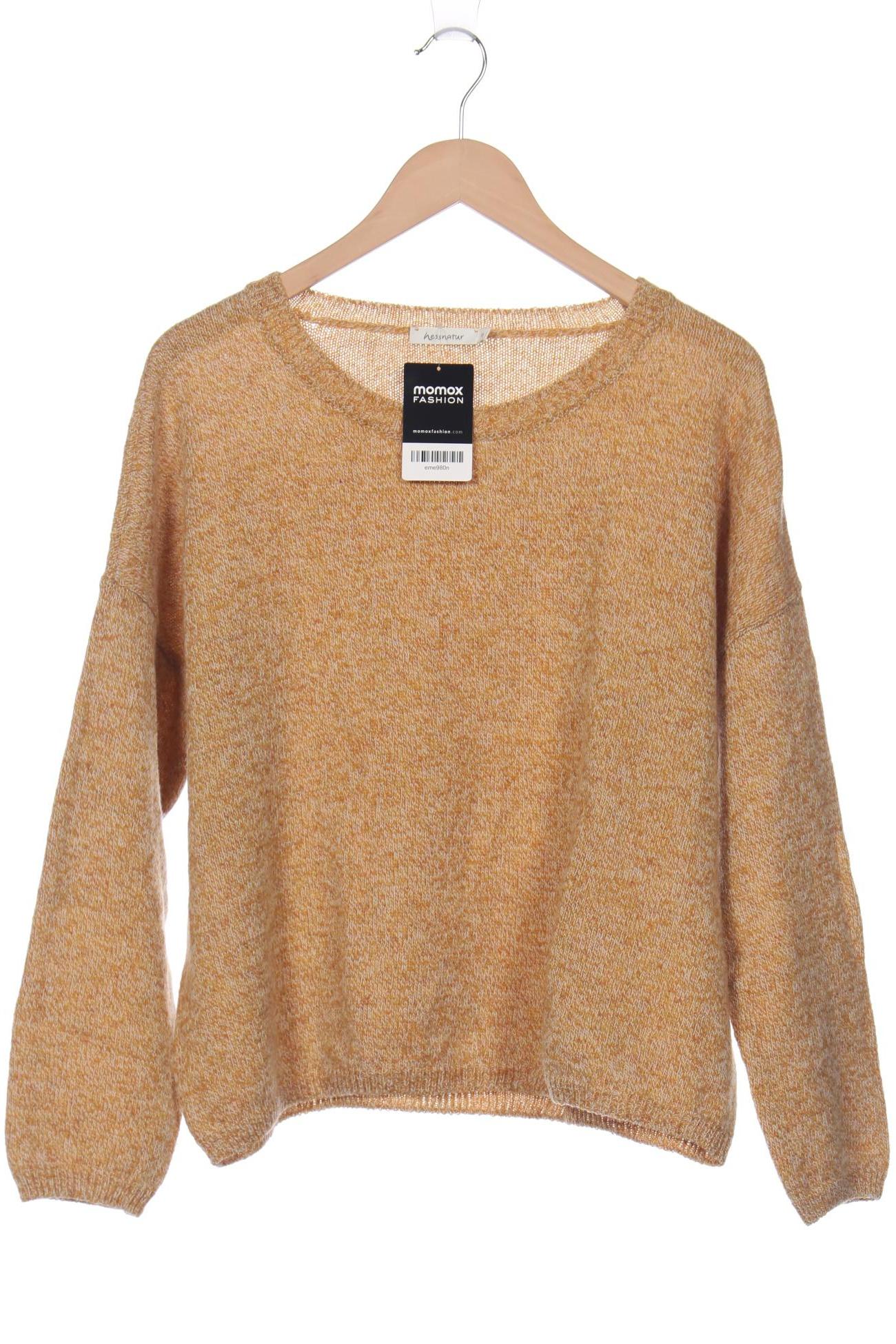 hessnatur Damen Pullover, gelb von hessnatur