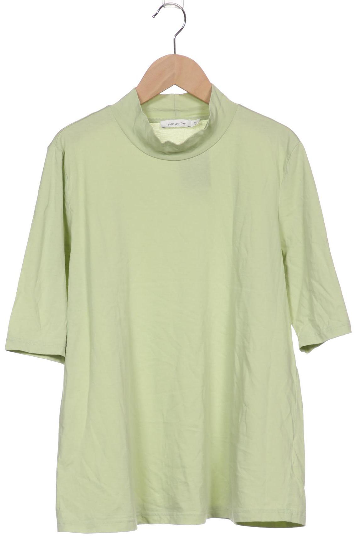hessnatur Damen T-Shirt, hellgrün, Gr. 44 von hessnatur