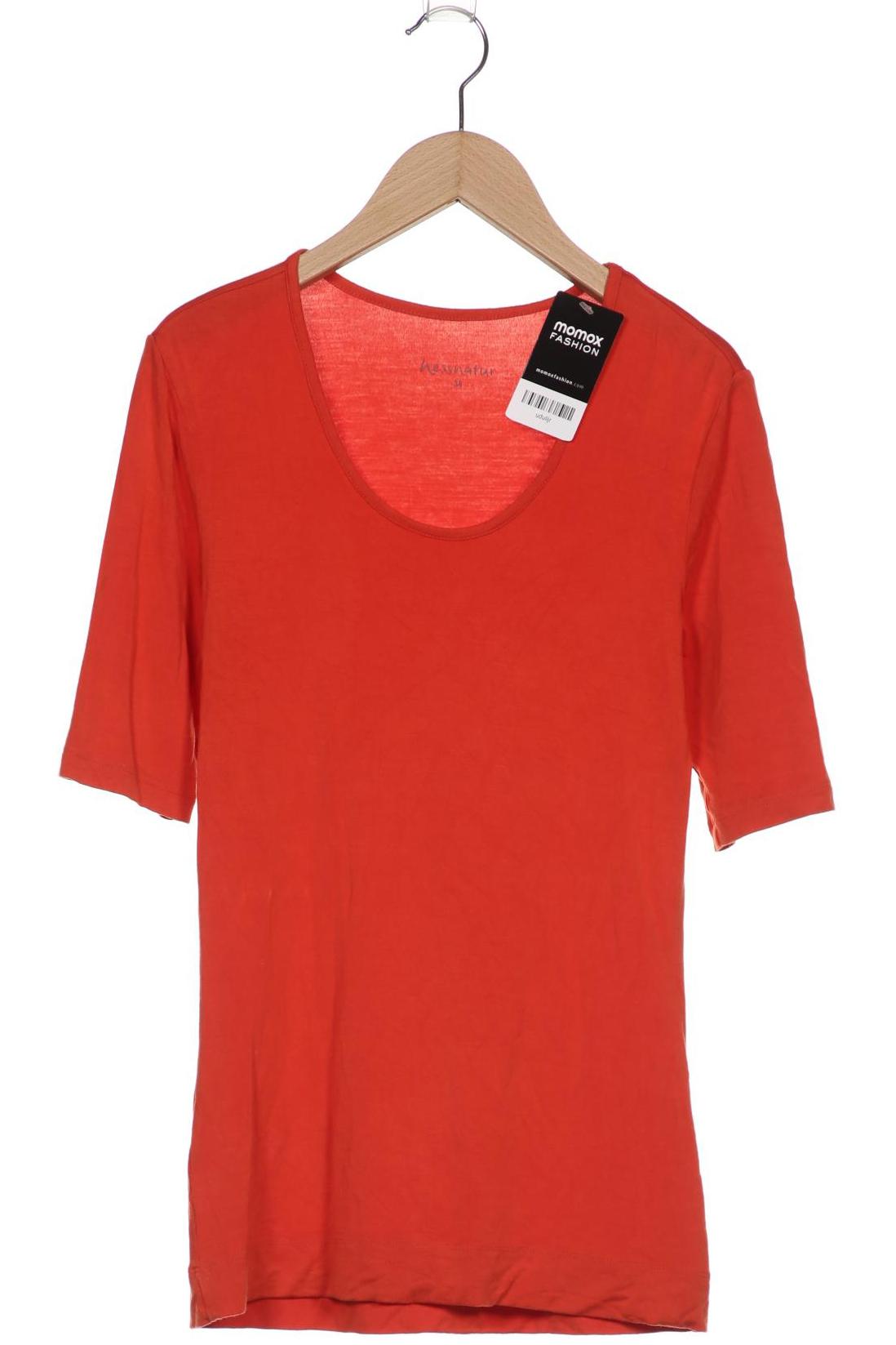 hessnatur Damen T-Shirt, orange, Gr. 38 von hessnatur