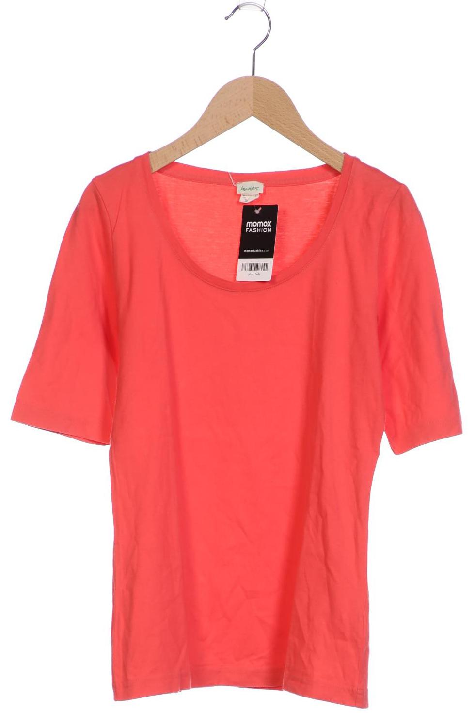 hessnatur Damen T-Shirt, rot, Gr. 34 von hessnatur