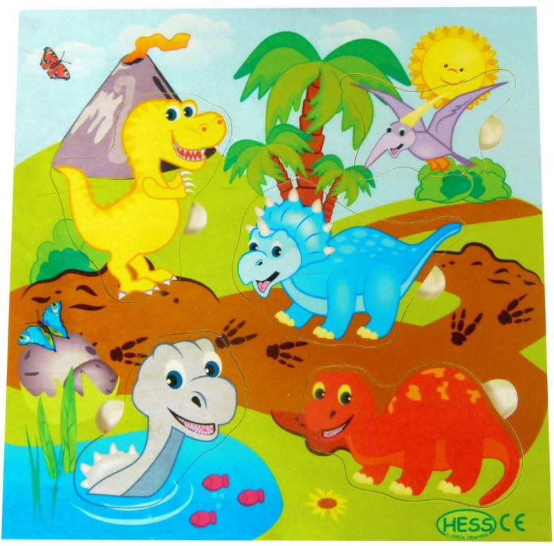 Hess Puzzle Dinos 25 x 25 cm von Hess