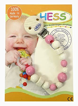 Hess Schnullerkette rosa von Hess