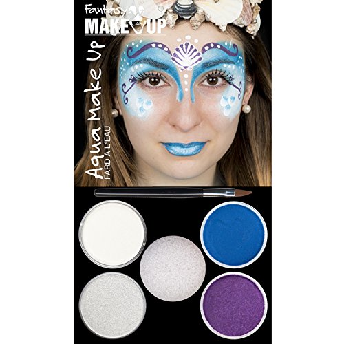 Hesse & Voormann Aqua Make Up 4er Picture Pack Verschiedene Designs 4 Farben Schwämmchen Karneval (Meerjungfrau) von Hesse & Voormann