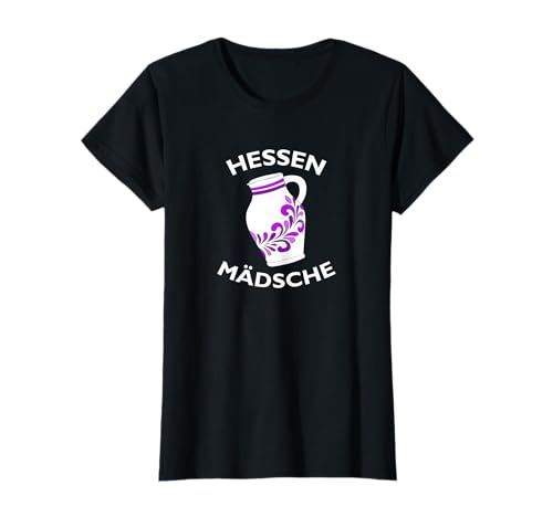 Hessen Mädsche | Damen hessisch Bembel Äppler Apfelwein FFM T-Shirt Hessen Mädsche | Damen hessisch Bembel Äppler Apfelwein FFM T-Shirt von Hessen, Handkäse & Äppler Stuff