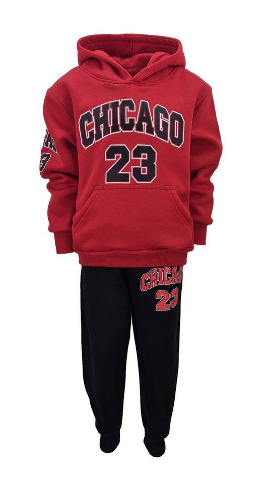 Hessis Freizeitanzug Kinder Jogginganzug – Hoodie & Jogginghose, warm & bequem jf125 (Set, Hoddie mit Jogginghose) von Hessis