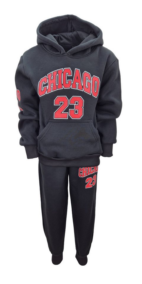 Hessis Freizeitanzug Kinder Jogginganzug – Hoodie & Jogginghose, warm & bequem jf125 (Set, Hoddie mit Jogginghose) von Hessis