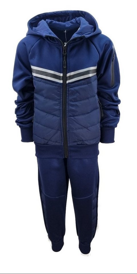 Hessis Jogginganzug Gefütterter Jungen/Mädchen Trainingsanzug Freizeitanzug JF572 (Set, Jacke mit Jogginghose), mit Kapuze, für Kinder, für Jugendliche von Hessis