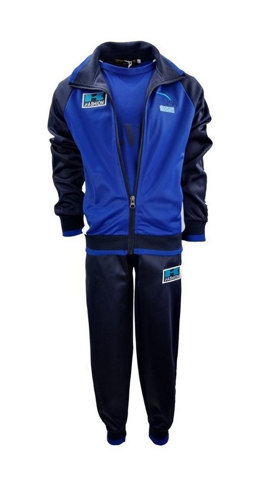 Hessis Jogginganzug, Freizeitanzug für Jungen/Mädchen 3 Teiler jf50 (set, mit Jacke, mit T-Shirt, mit Jogginghose) von Hessis