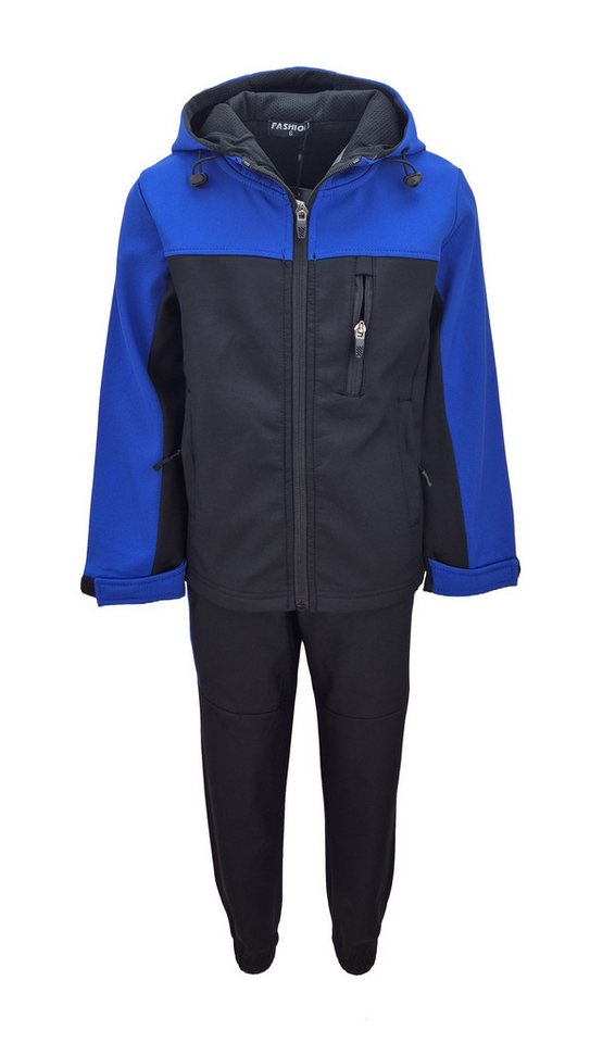 Hessis Regenanzug Moderner Softshell-Anzug für Jungen – Jacke & Hose im Set JW1 (Jacke mit Hose), Softshell Jacke und Hose von Hessis