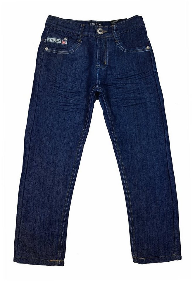 Hessis Thermojeans Jeanshose, gefütterte Winterhose, JT144 5-Pocket-Style von Hessis