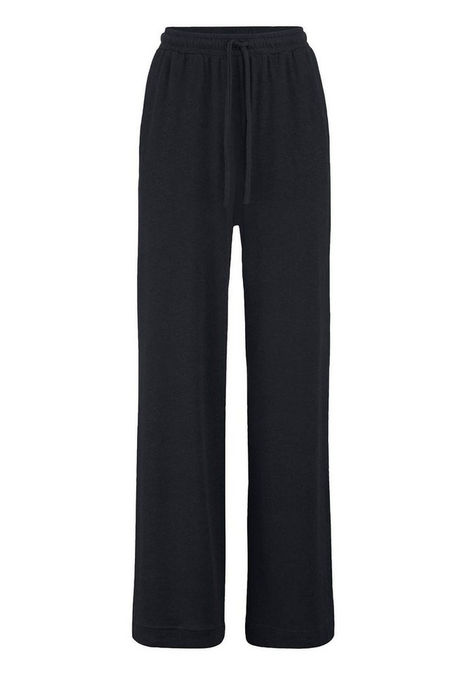 Hessnatur Jerseyhose Relaxed aus reiner Bio-Baumwolle mit Leinen (1-tlg) von Hessnatur