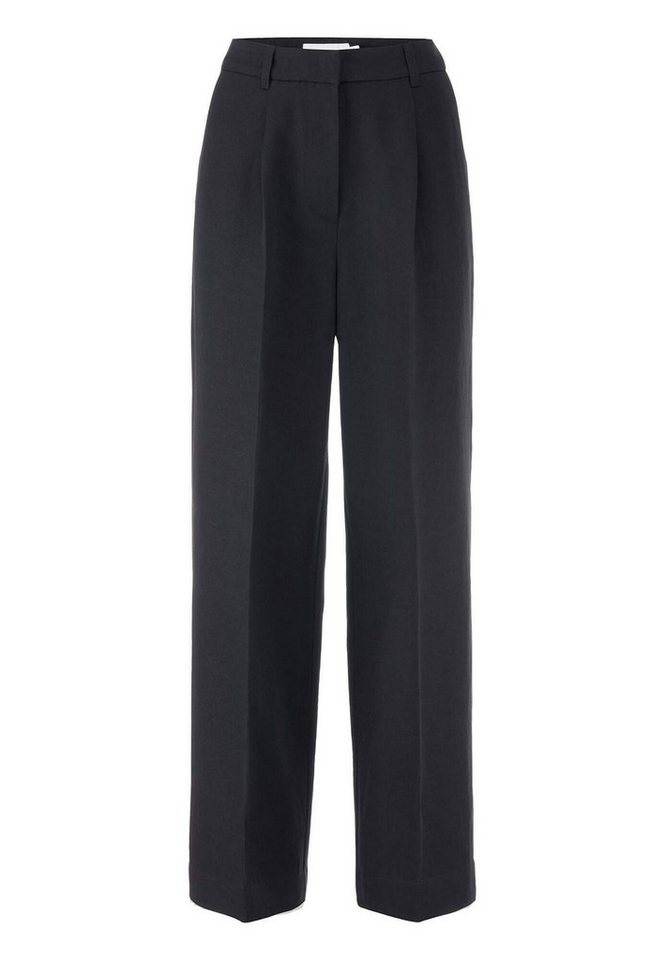 Hessnatur Stoffhose aus Bio-Baumwolle mit Leinen (1-tlg) von Hessnatur