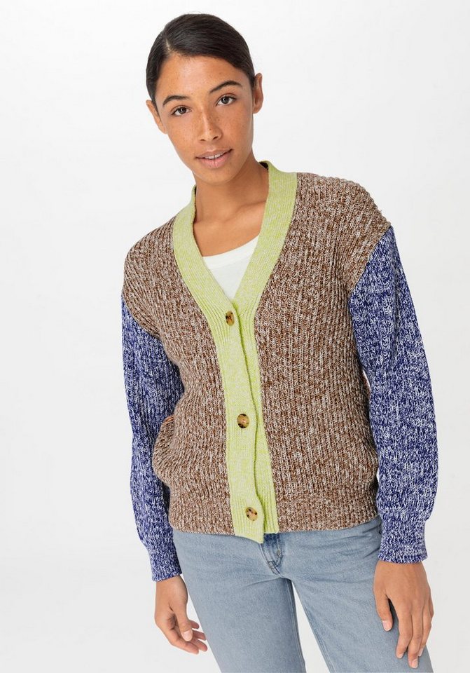 Hessnatur Strickjacke Relaxed aus reiner Bio-Baumwolle (1-tlg) von Hessnatur