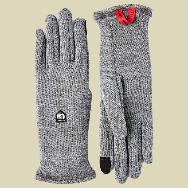 Gravita Merino Liner - 5 Finger 9 grau - grey von Hestra