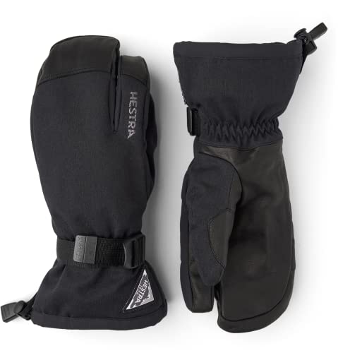 HESTRA Powder Gauntlet - 3 Finger Black - 10 von Hestra