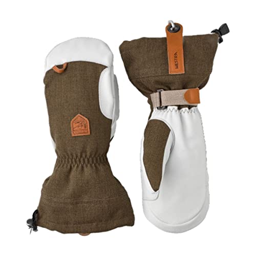 Hestra Army Leather Patrol Gauntlet Fäustlinge oliv von Hestra