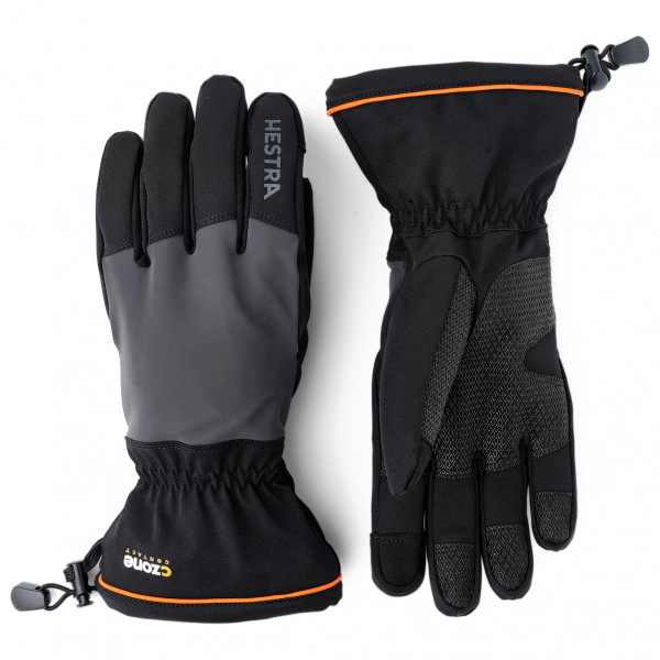 Hestra - CZone Contact Gauntlet 5 Finger - Handschuhe Gr 10 schwarz von Hestra