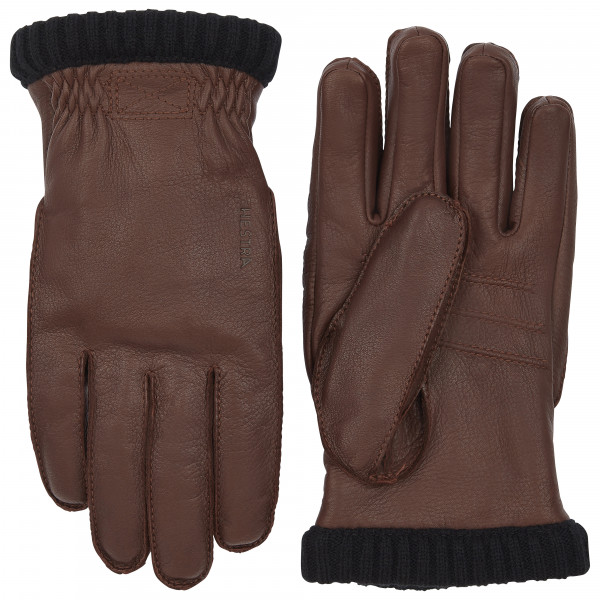 Hestra - Deerskin Primaloft Rib - Handschuhe Gr 7;8 braun;grau;orange von Hestra