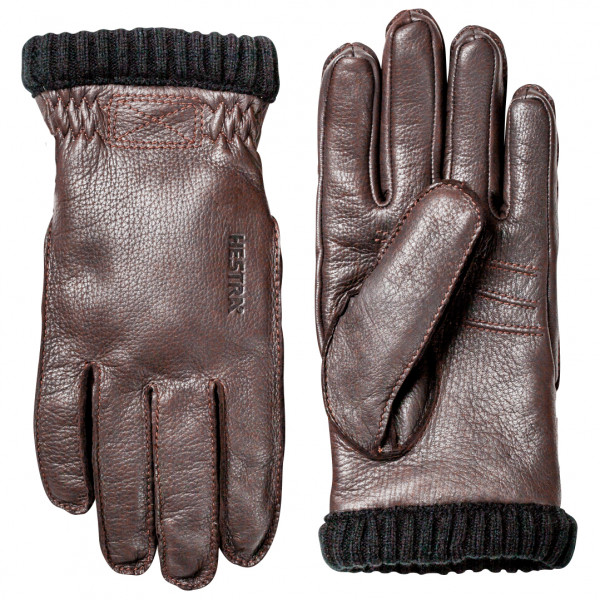Hestra - Deerskin Primaloft Rib - Handschuhe Gr 8 braun von Hestra