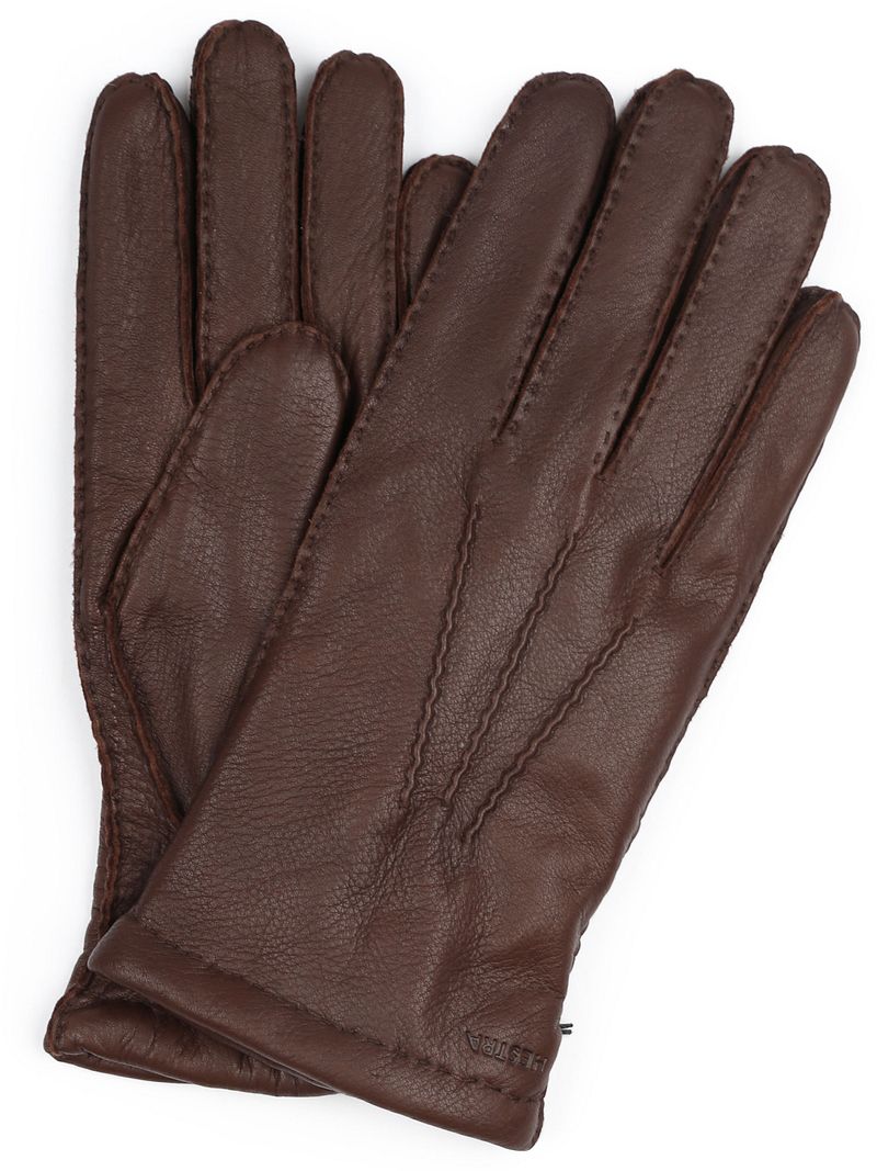 Hestra Handschuh Matthew Leder Chocolate - Größe 10 von Hestra