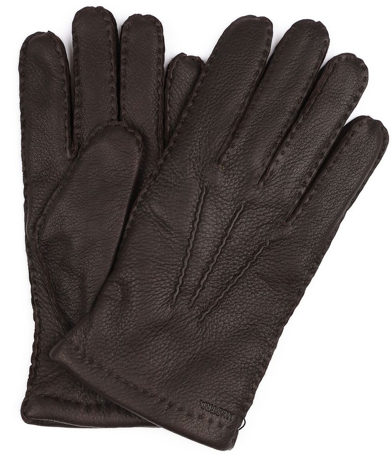 Hestra Handschuh Matthew Leder Dunkelbraun - Größe 9 von Hestra