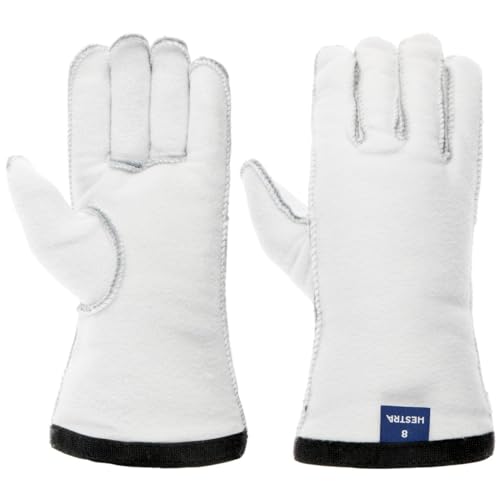 Hestra Heli Ski Liner 5-Finger Innenhandschuhe Unterziehhandschuhe Fingerhandschuhe Skihandschuhe Damen/Herren - Winter Herbst-Winter - 10 HS cremeweiß von Hestra