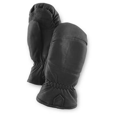 Hestra - Leather Box Mitt - Handschuhe Gr 4 schwarz/grau von Hestra