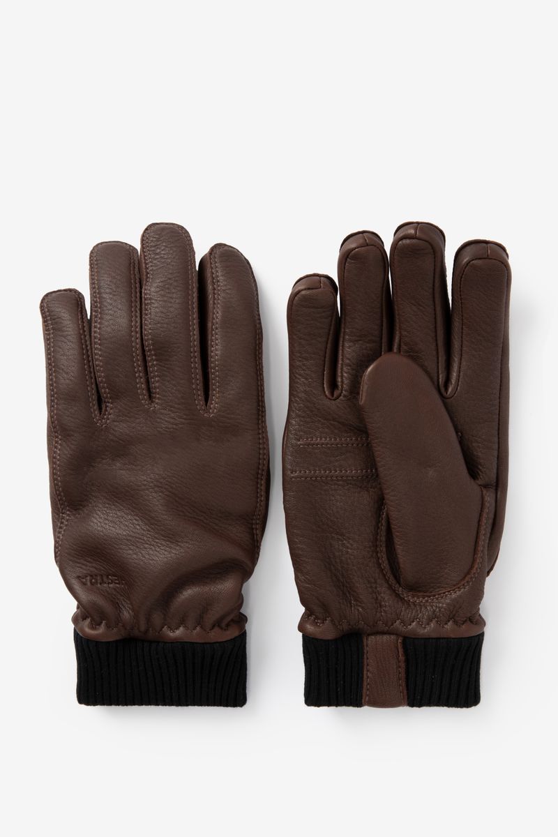 Hestra Lederhandschuhe - Dunkelbraun von Hestra