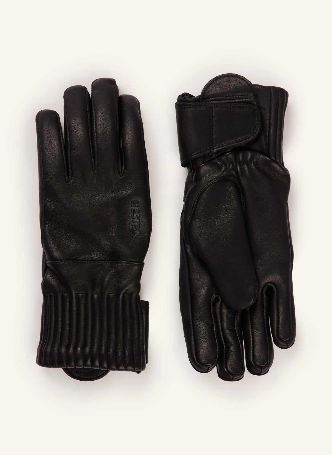 Hestra Lederhandschuhe Idre schwarz von Hestra