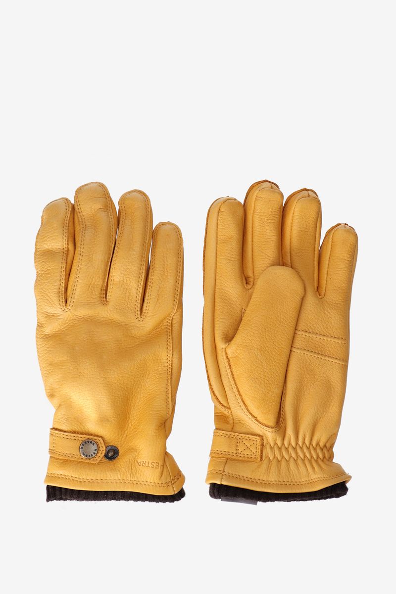 Hestra Lederhandschuhe - Ockergelb von Hestra