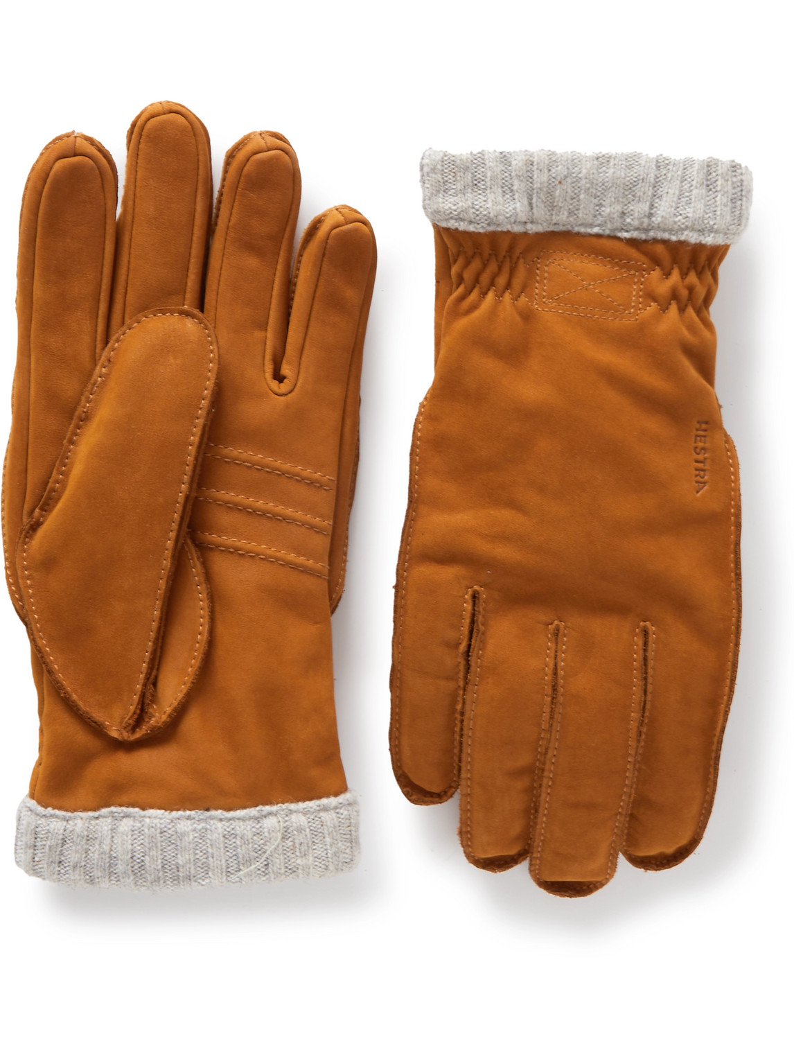Hestra - Primaloft Fleece-Lined Full-Grain Leather Gloves - Men - Brown - 8 von Hestra