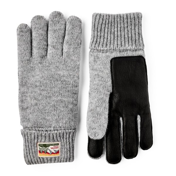 Hestra - Raggwool Deer - Handschuhe Gr 7 grau von Hestra