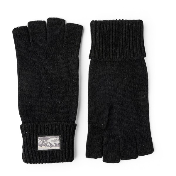 Hestra - Raggwool Half Finger - Handschuhe Gr 8 schwarz von Hestra