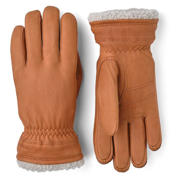 Hestra - Women's Buvika Deerskin - Handschuhe Gr 6;7;8 braun;grau;orange/braun von Hestra