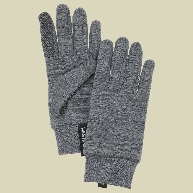 Merino Touch Point Größe 9 Farbe grey von Hestra