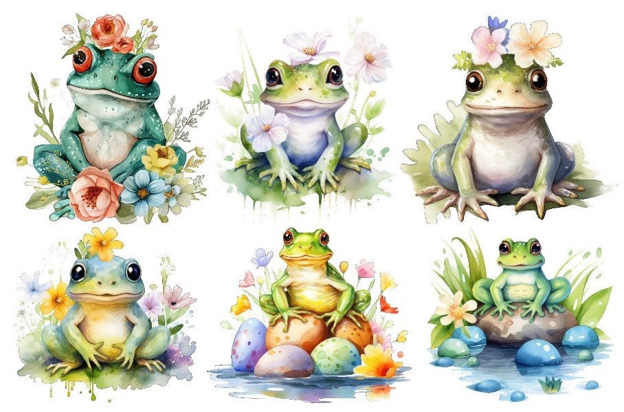 Bügelbild Bügelmotiv Frosch Kröte Teich Blumen Junge Mädchen Verschiedene Größen Bügelbild Bügelmotiv Frosch Kröte Teich Blumen Junge Mädchen Verschiedene Größen von HeupelStore