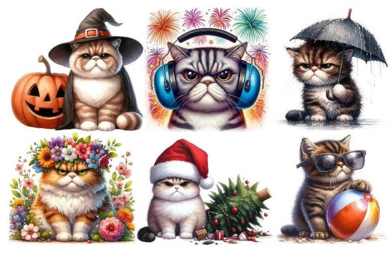 Bügelbild Bügelmotiv Katze Grumpy Cat Junge Mädchen Verschiedene Größen Bügelbild Bügelmotiv Katze Grumpy Cat Junge Mädchen Verschiedene Größen von HeupelStore