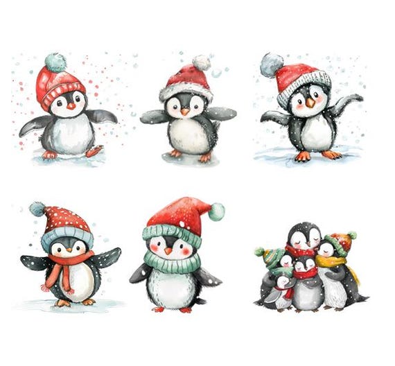 Bügelbild Bügelmotiv Pinguin Mütze Winter Schnee Junge Mädchen Verschiedene Größen Bügelbild Bügelmotiv Pinguin Mütze Winter Schnee Junge Mädchen Verschiedene Größen von HeupelStore