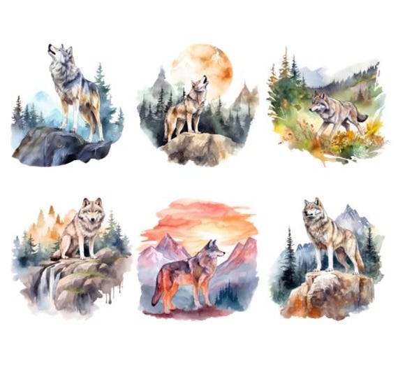 Bügelbild Bügelmotiv Wolf Hund Berge Natur Junge Mädchen Verschiedene Größen Bügelbild Bügelmotiv Wolf Hund Berge Natur Junge Mädchen Verschiedene Größen von HeupelStore