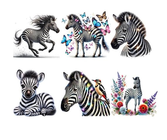 Bügelbild Bügelmotiv Zebra Afrika Savanne Blumen Tier Junge Mädchen Verschiedene Größen Bügelbild Bügelmotiv Zebra Afrika Savanne Blumen Tier Junge Mädchen Verschiedene Größen von HeupelStore