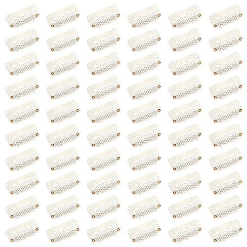 Heveer Haarverlängerung Clips Perückenclips U Form Haar Extensions Klips Zubehör für Feste Perücken Frauen Männer 60 Stück Grauweiß 3,2 cm x 1,6 cm Heveer Haarverlängerung Clips Perückenclips U Form Haar Extensions Klips Zubehör für Feste Perücken Frauen Männer 60 Stück Grauweiß 3,2 cm x 1,6 cm von Heveer
