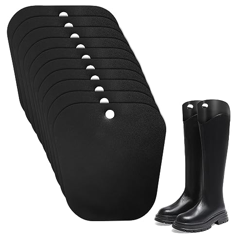 Stiefelspanner 10 Blatt 9 Zoll Stiefelformer Wiederverwendbar Kunststoff Stiefelhalter Form Einsätze Hoch Stiefel Unterstützung für Herren und Damen von Heveer