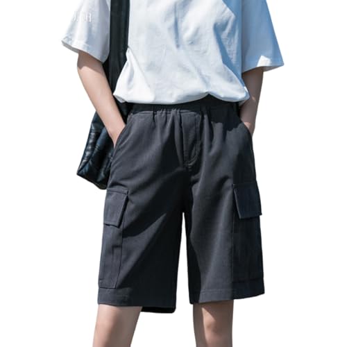Hewlshawn Damen Shorts Sommer Outdoor Kurze Hose Bermuda Freizeithose mit Taschen Elastischer Bund Sporthose Hewlshawn Damen Shorts Sommer Outdoor Kurze Hose Bermuda Freizeithose mit Taschen Elastischer Bund Sporthose von Hewlshawn