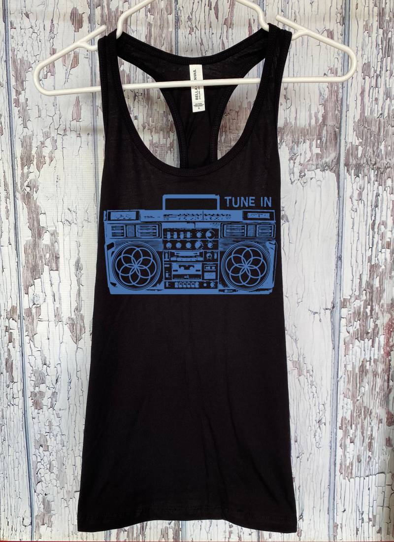 Frauen-Boombox-Tanktop Samen Des Lebens Heilige Geometrie Shirt von HexAppealClothing
