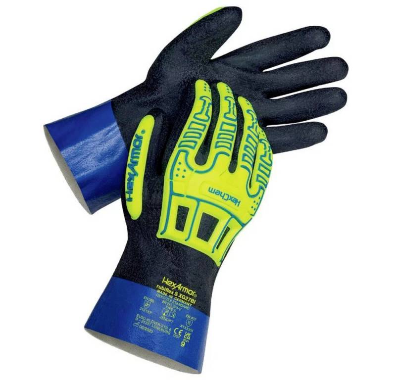 HexArmor Chemikalien-Schutzhandschuhe HexArmor 6070807 rubiflex S XG27BI Chemiekalienhandschuh Größe (Hands von HexArmor