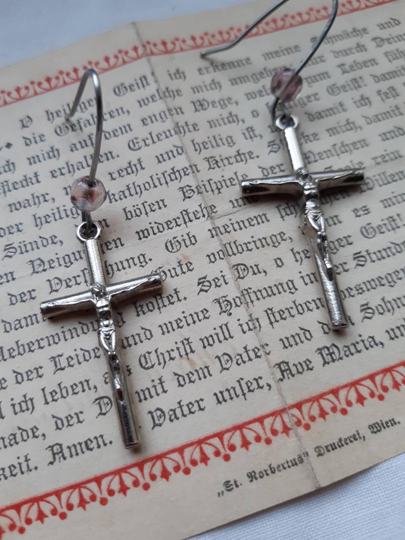 Kruzifix Ohrringe, Gothic Schmuck, Kreuz Schmuck Kruzifix Ohrringe, Gothic Schmuck, Kreuz Schmuck von HexNwerk