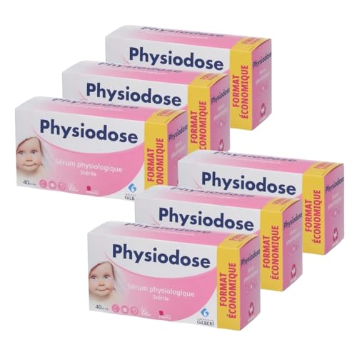 Physiologisches Serum, 40 x 5 ml, Hygiene für Nase, Augen, Ohren – Säugling, Baby, Erwachsene – Laboratoires Gilbert – hergestellt in Frankreich Physiologisches Serum, 40 x 5 ml, Hygiene für Nase, Augen, Ohren – Säugling, Baby, Erwachsene – Laboratoires Gilbert – hergestellt in Frankreich von Hexacare